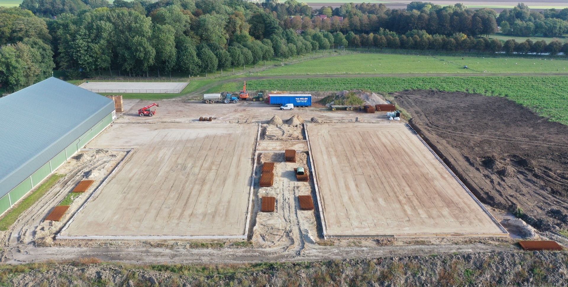 Nieuwbouw bewaarloodsen Oudeschans