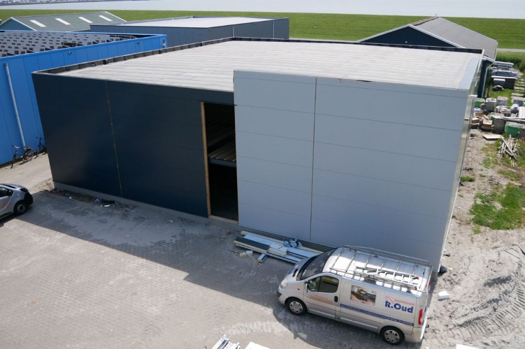 Nieuwbouw industrieloods Ameland